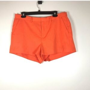 Madewell Thompson Tangerine Orange Tailored Shorts